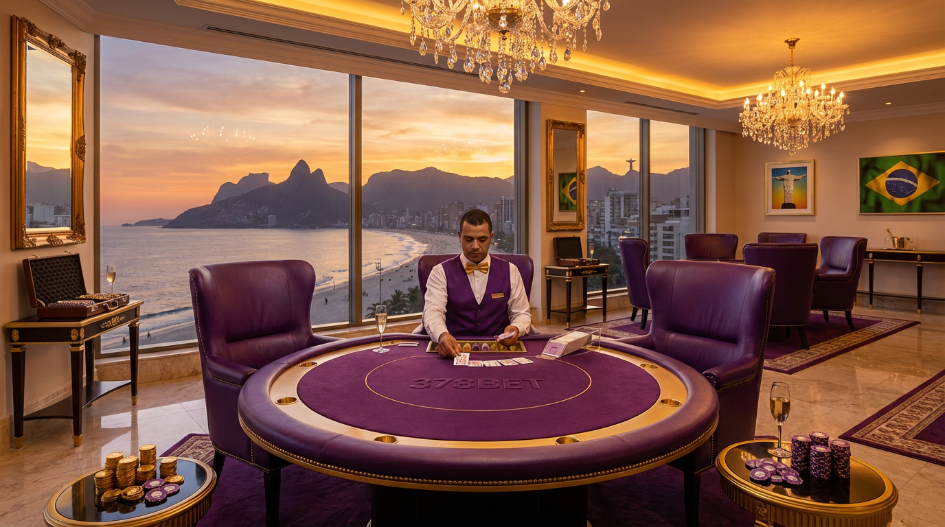 378bet Cassino VIP Premium - Sala de Jogos Luxuosa com Vista para Copacabana Rio de Janeiro